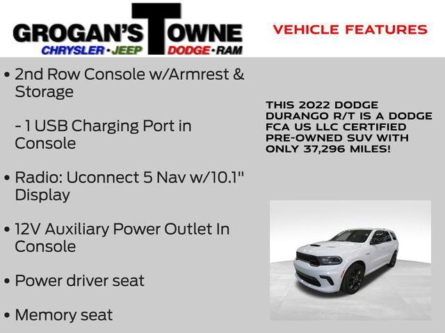 used 2022 Dodge Durango car, priced at $35,561