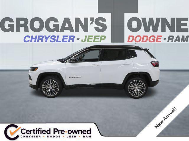 used 2022 Jeep Compass car, priced at $21,954