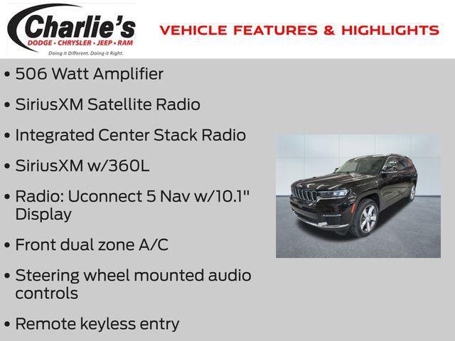 used 2021 Jeep Grand Cherokee L car, priced at $30,238