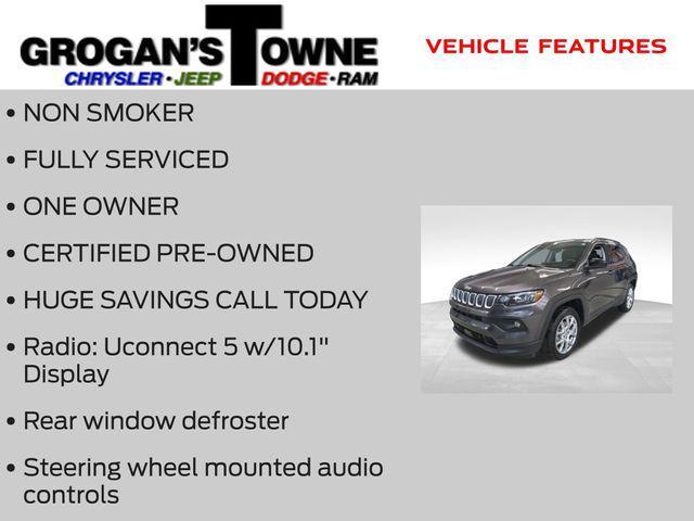used 2022 Jeep Compass car, priced at $21,980