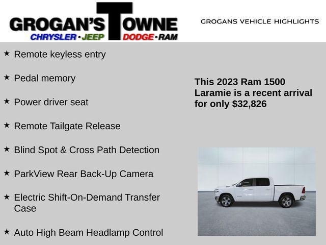 used 2023 Ram 1500 car, priced at $32,826