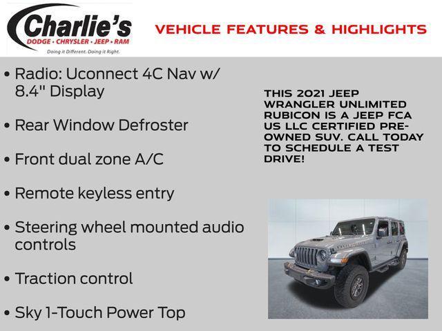 used 2021 Jeep Wrangler Unlimited car, priced at $57,965