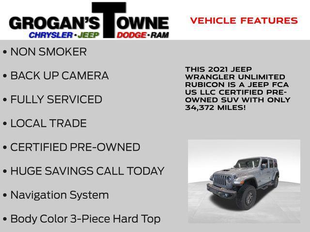 used 2021 Jeep Wrangler Unlimited car, priced at $56,913