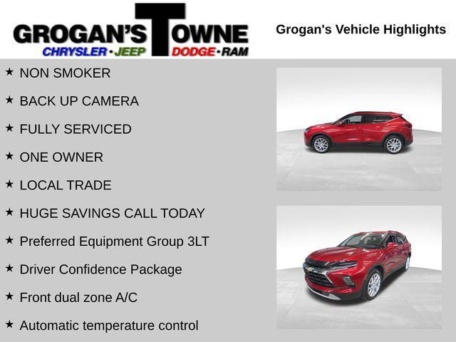 used 2024 Chevrolet Blazer car, priced at $28,959