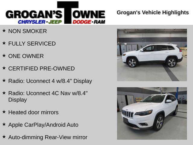 used 2021 Jeep Cherokee car, priced at $22,379