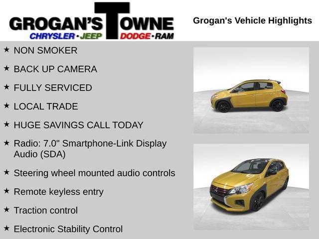 used 2024 Mitsubishi Mirage car, priced at $14,997