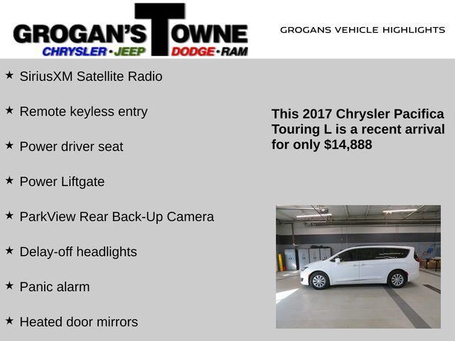 used 2017 Chrysler Pacifica car, priced at $14,888