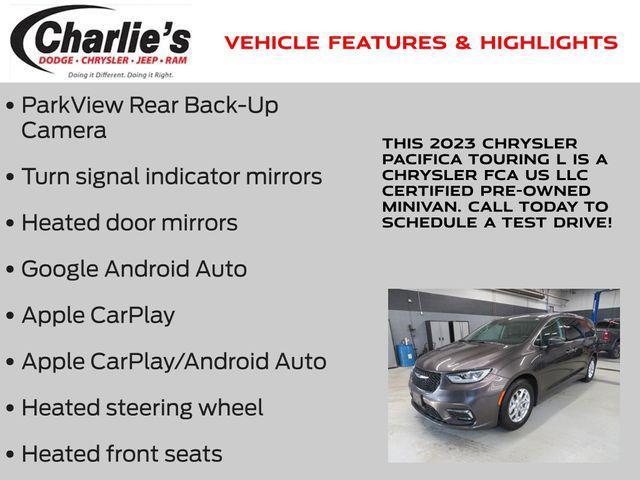 used 2023 Chrysler Pacifica car, priced at $23,320