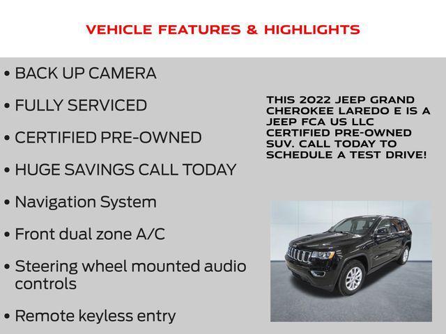used 2022 Jeep Grand Cherokee car, priced at $22,960