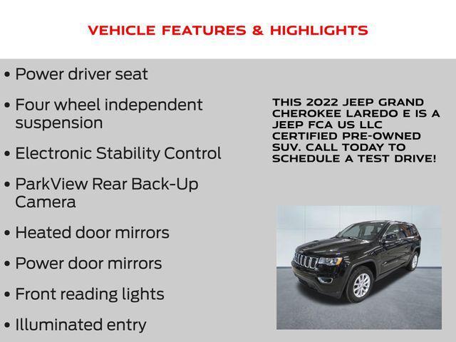 used 2022 Jeep Grand Cherokee car, priced at $22,960