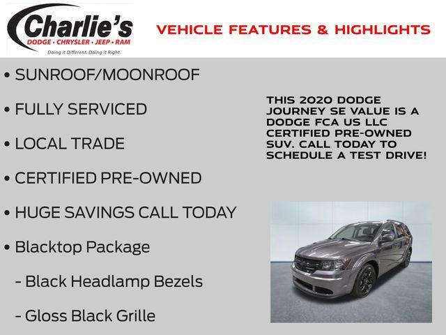 used 2020 Dodge Journey car, priced at $14,653