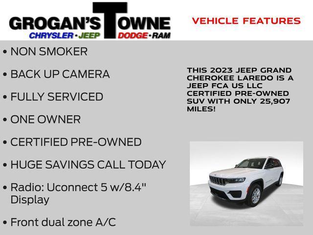 used 2023 Jeep Grand Cherokee car, priced at $29,352