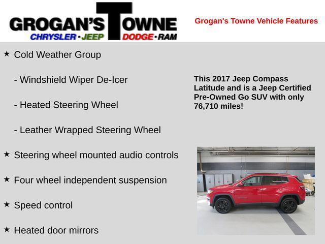 used 2017 Jeep New Compass car, priced at $12,692