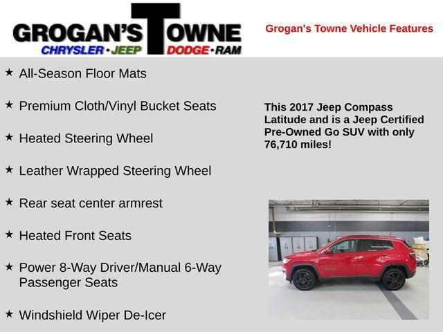 used 2017 Jeep New Compass car, priced at $12,692