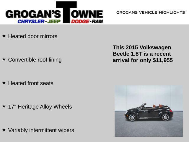 used 2015 Volkswagen Beetle car, priced at $11,955