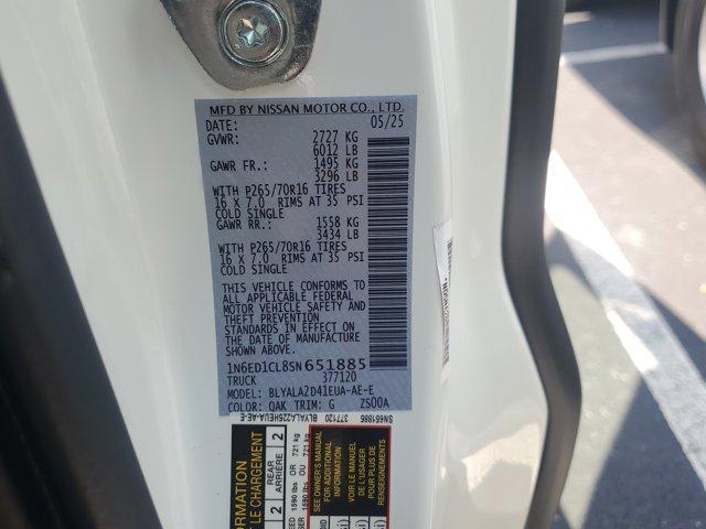 new 2025 Nissan Frontier car, priced at $32,053