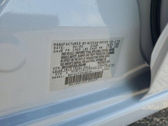 new 2025 Nissan Versa car, priced at $21,265