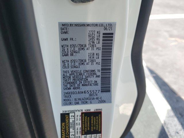 new 2025 Nissan Frontier car, priced at $32,171