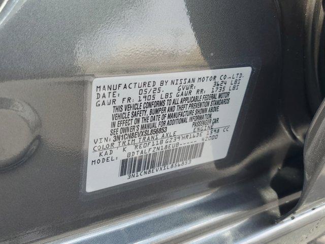 new 2025 Nissan Versa car, priced at $20,861