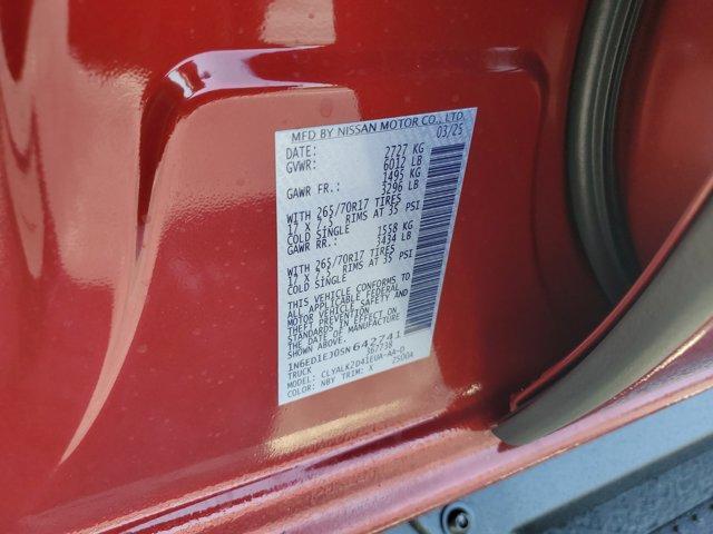 new 2025 Nissan Frontier car, priced at $40,010