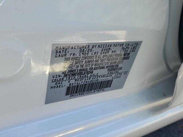 new 2025 Nissan Versa car, priced at $21,678