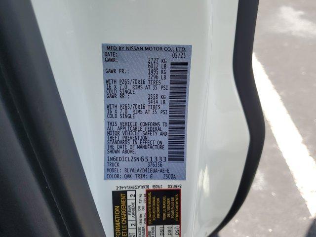new 2025 Nissan Frontier car, priced at $32,053