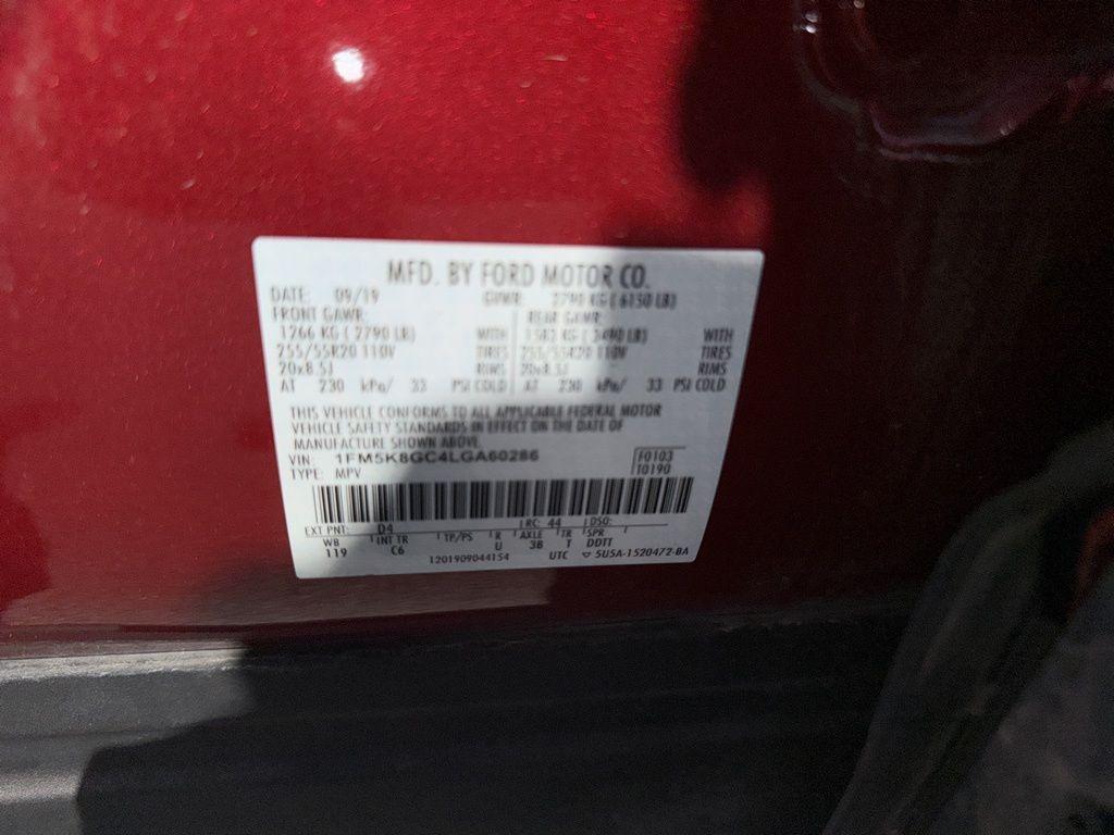 used 2020 Ford Explorer car, priced at $35,300