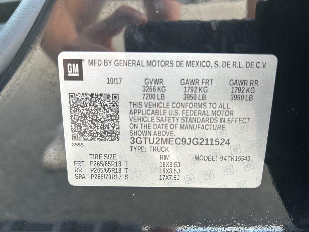 used 2018 GMC Sierra 1500 car, priced at $28,000