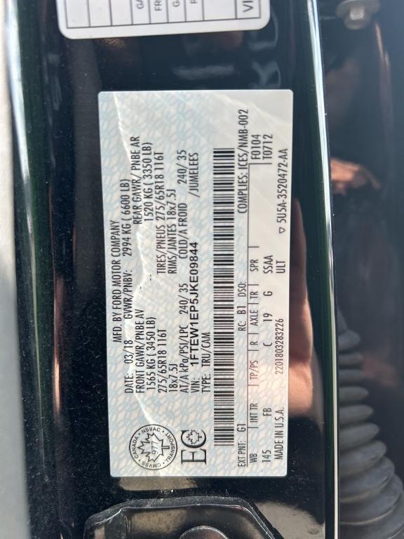 used 2018 Ford F-150 car, priced at $15,628