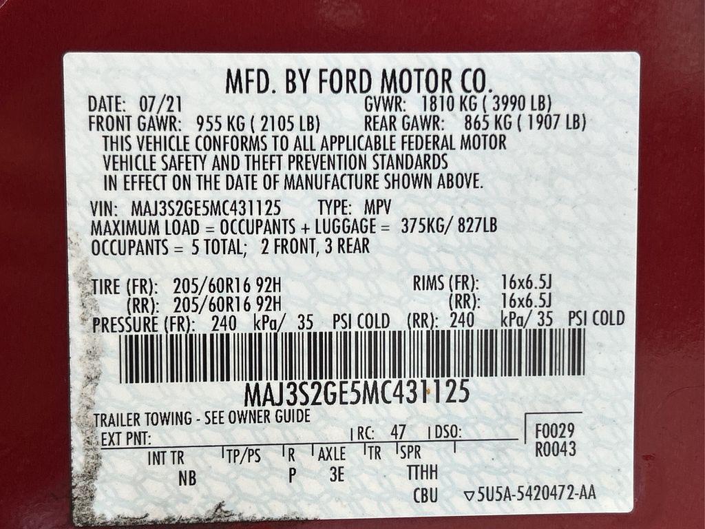 used 2021 Ford EcoSport car, priced at $11,900