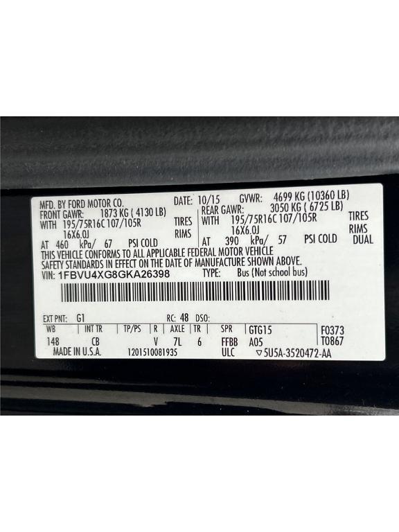 used 2016 Ford Transit-350 car, priced at $47,999