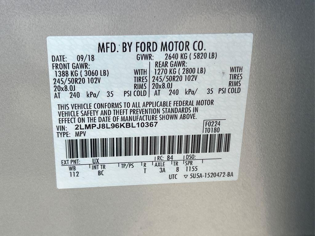 used 2019 Lincoln Nautilus car, priced at $21,564