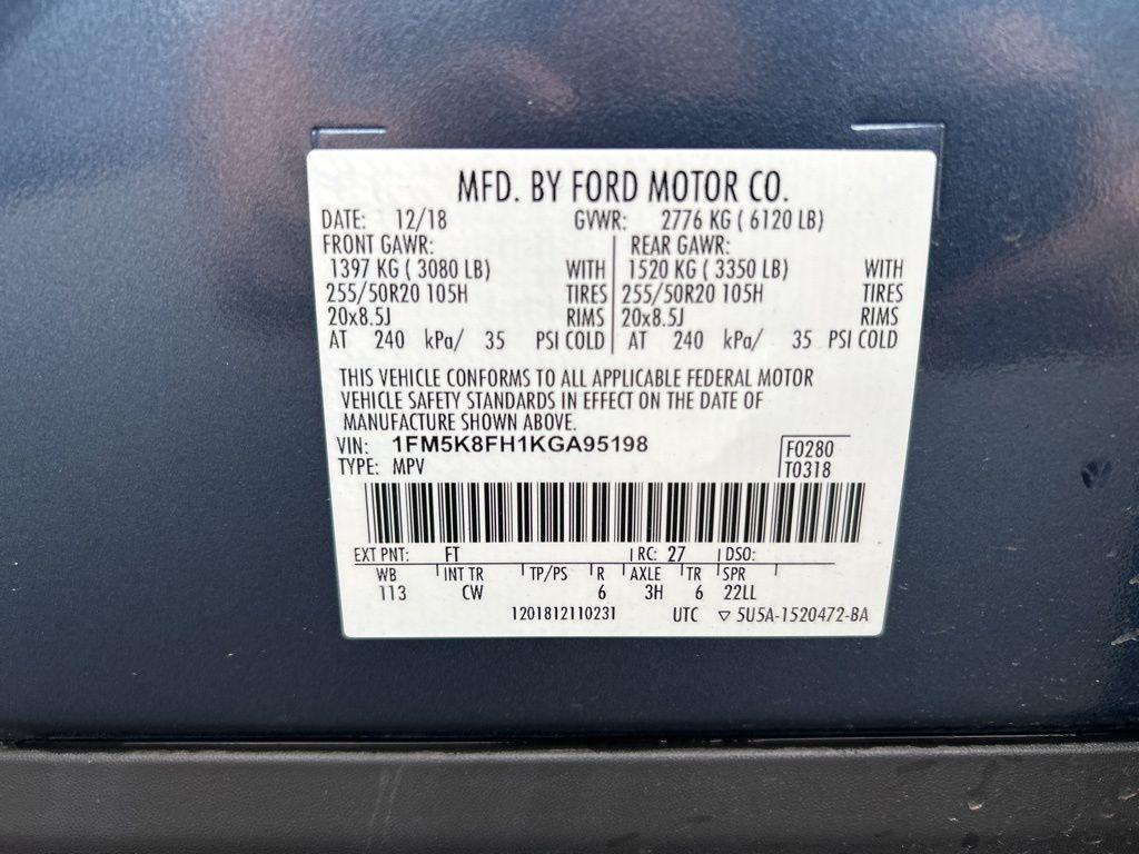 used 2019 Ford Explorer car, priced at $24,288