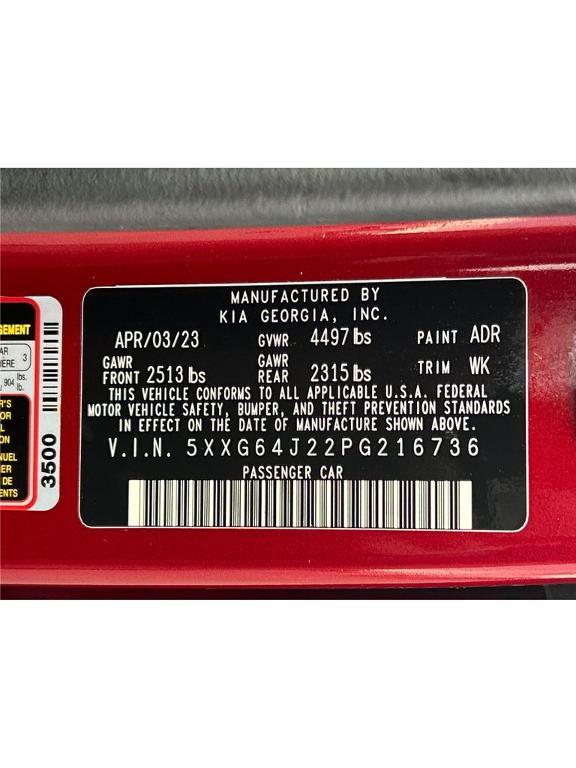 used 2023 Kia K5 car, priced at $24,500