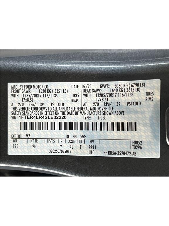 new 2025 Ford Ranger car, priced at $57,059