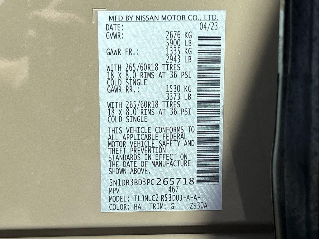 used 2023 Nissan Pathfinder car, priced at $33,125