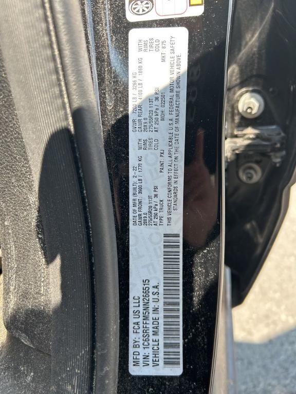 used 2022 Ram 1500 car, priced at $37,805