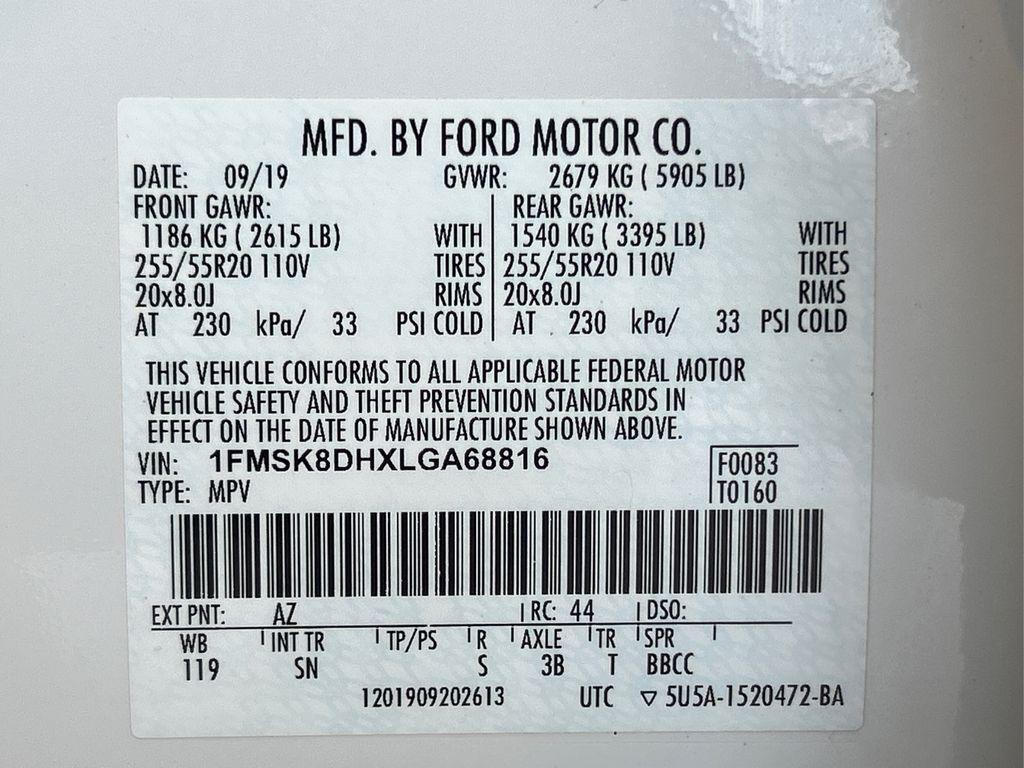 used 2020 Ford Explorer car, priced at $17,300