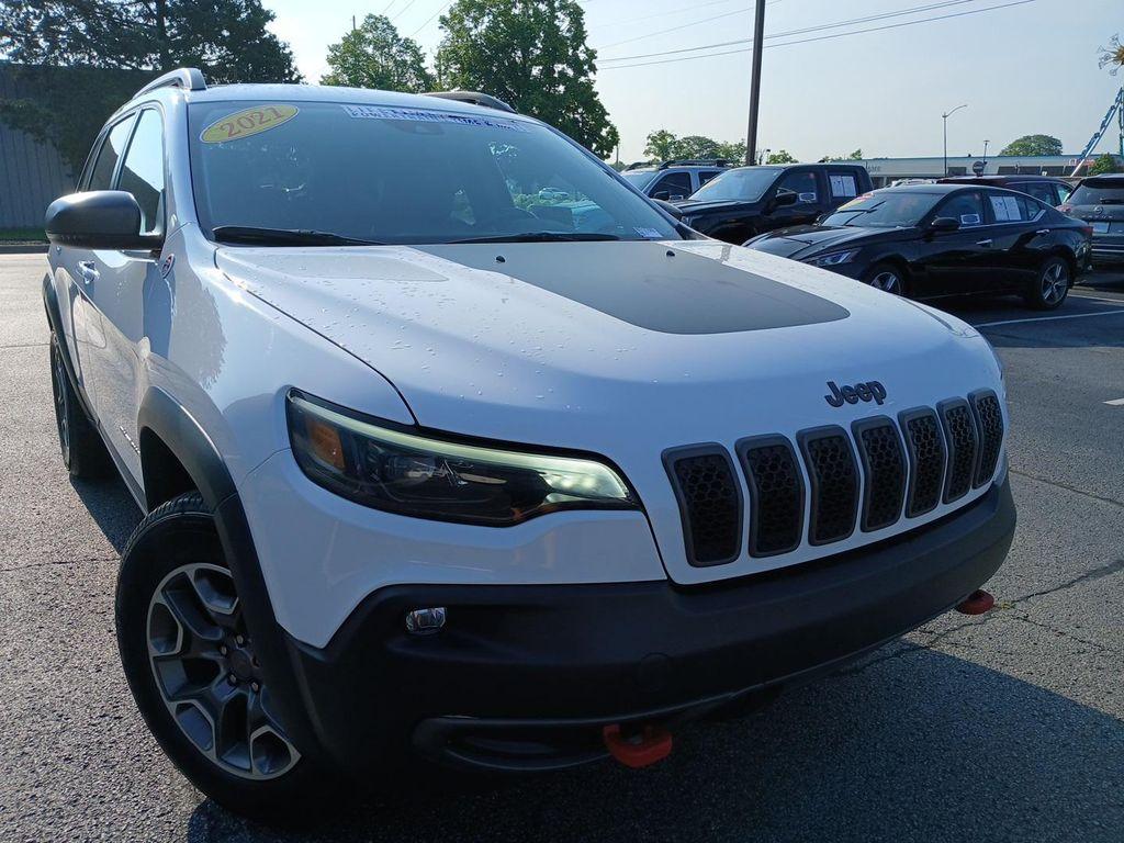 used 2021 Jeep Cherokee car, priced at $20,187