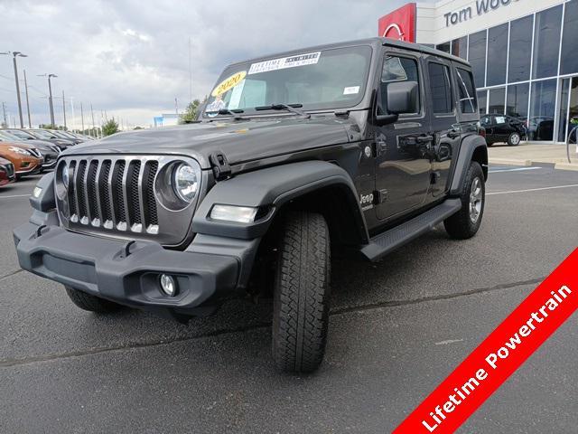 used 2020 Jeep Wrangler Unlimited car, priced at $29,394