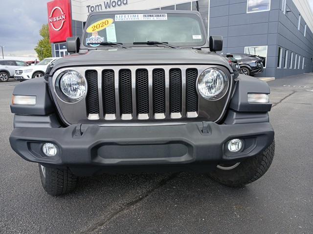 used 2020 Jeep Wrangler Unlimited car, priced at $31,200