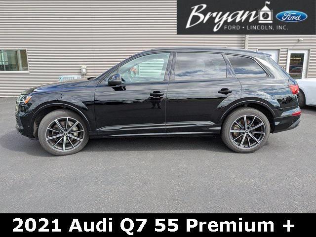 used 2021 Audi Q7 car, priced at $30,000