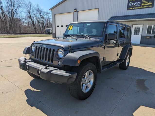 used 2016 Jeep Wrangler Unlimited car, priced at $19,490