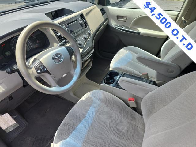 used 2012 Toyota Sienna car, priced at $4,500