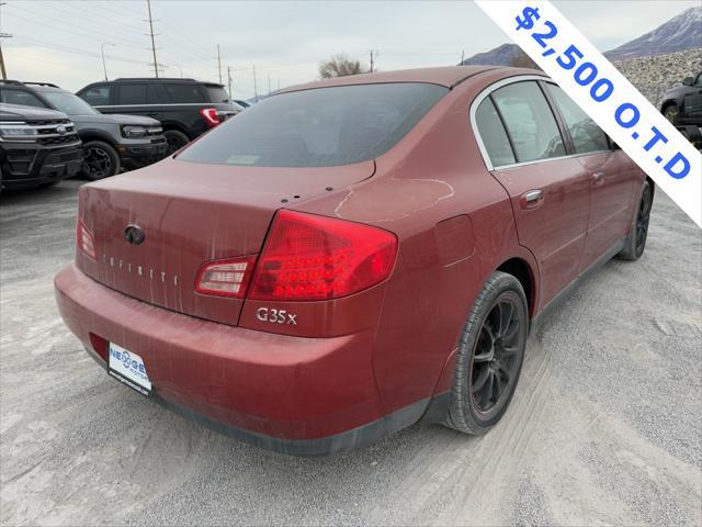 used 2004 INFINITI G35x car, priced at $2,500