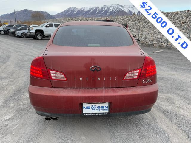 used 2004 INFINITI G35x car, priced at $2,500