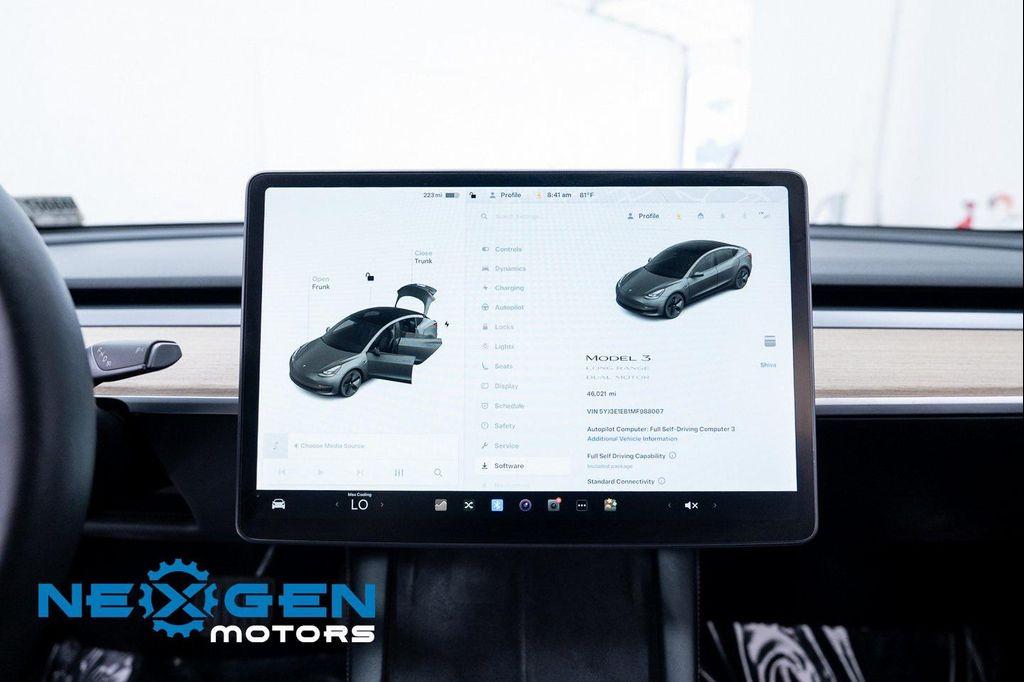 used 2021 Tesla Model 3 car, priced at $21,000