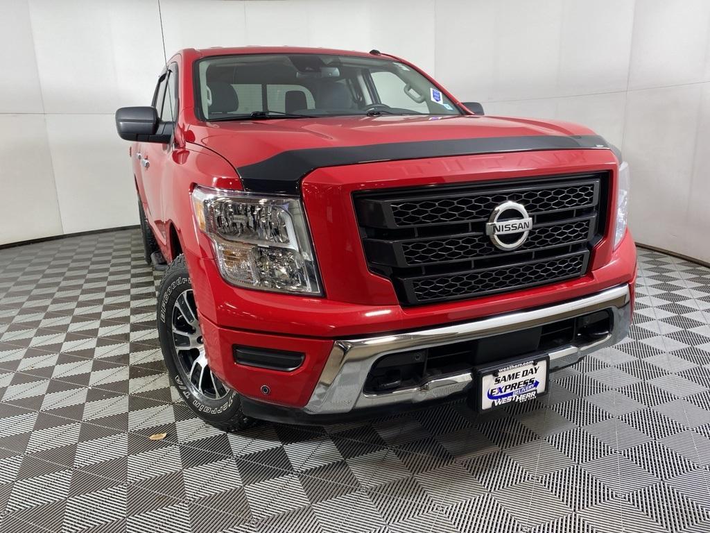 used 2021 Nissan Titan car, priced at $30,450