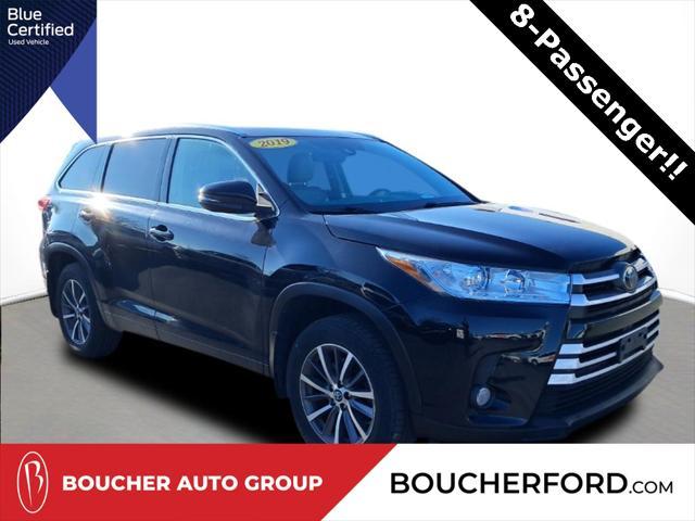 used 2019 Toyota Highlander car, priced at $28,397