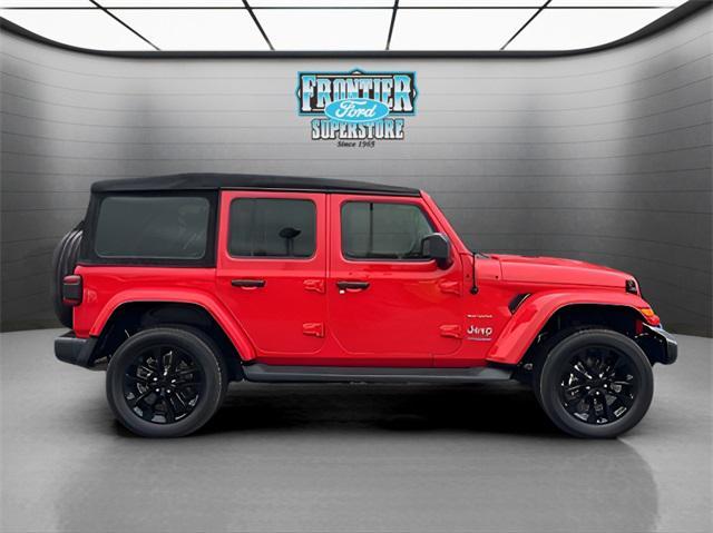 used 2022 Jeep Wrangler Unlimited 4xe car, priced at $28,677